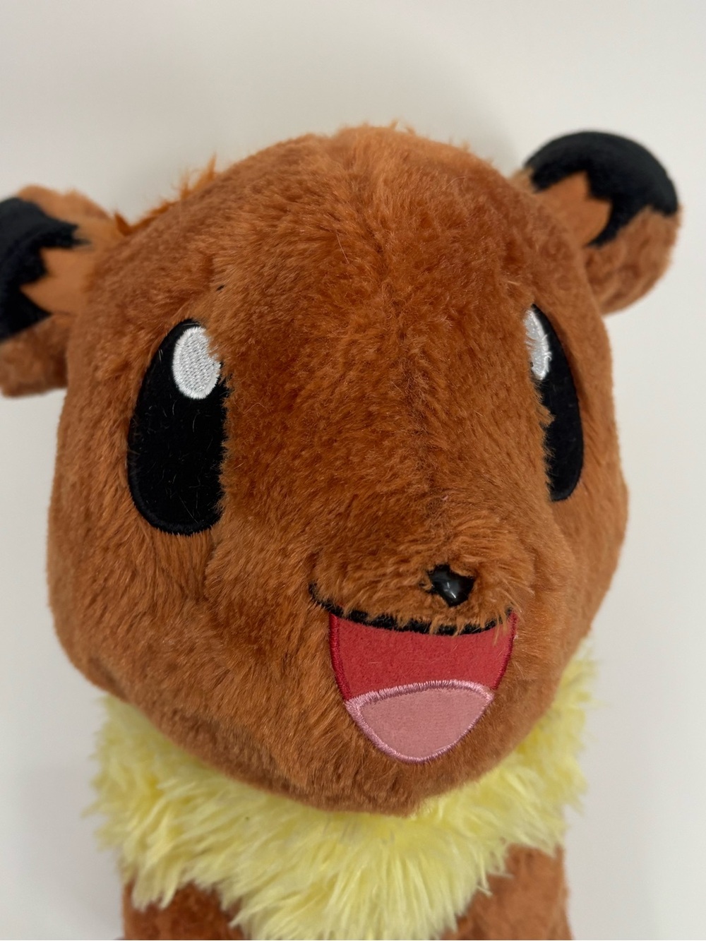 Build-A-Bear Pokémon Eevee Plush Toy - Brown & Yellow Soft Stuffed Animal - Picture 4 of 6